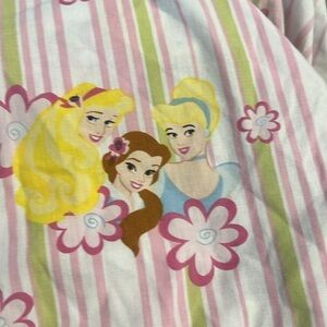 Vintage Standard  three Princess Characters Kids' Sheet Set  Disney rare